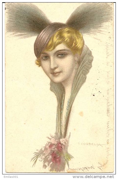 Illustrateur T.CORBELLA - Femme. - Corbella, T.