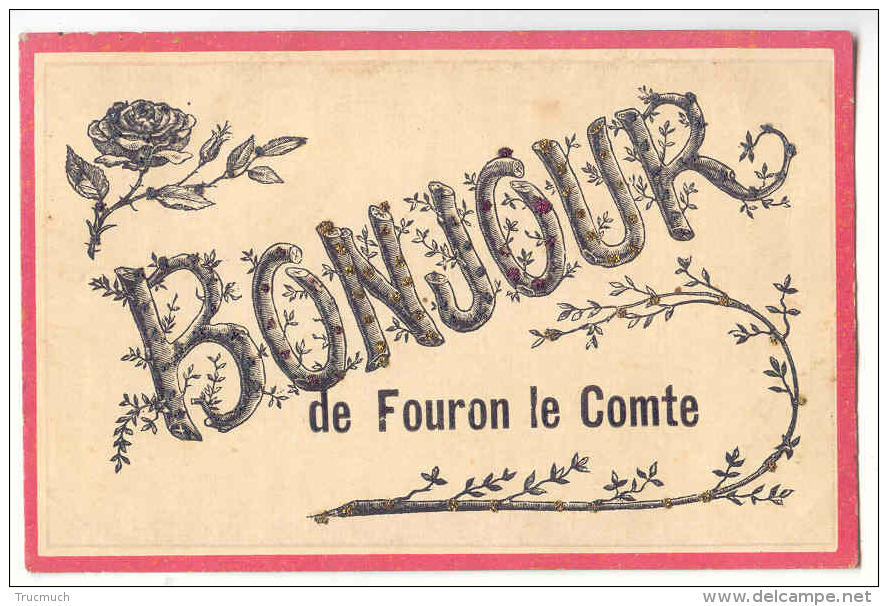 E3687 - Bonjour De  Fouron-Le-Comte "Paillettes" - Fourons - Voeren