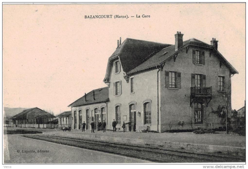 Carte Postale Ancienne De BAZANCOURT - Bazancourt
