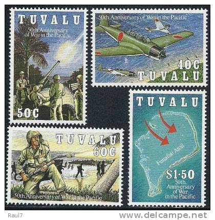 Tuvalu - 1993 - 2e Guerre Mondial Dans Le Pacifique Sud - 4v Neufs ** // Mnh - Tuvalu