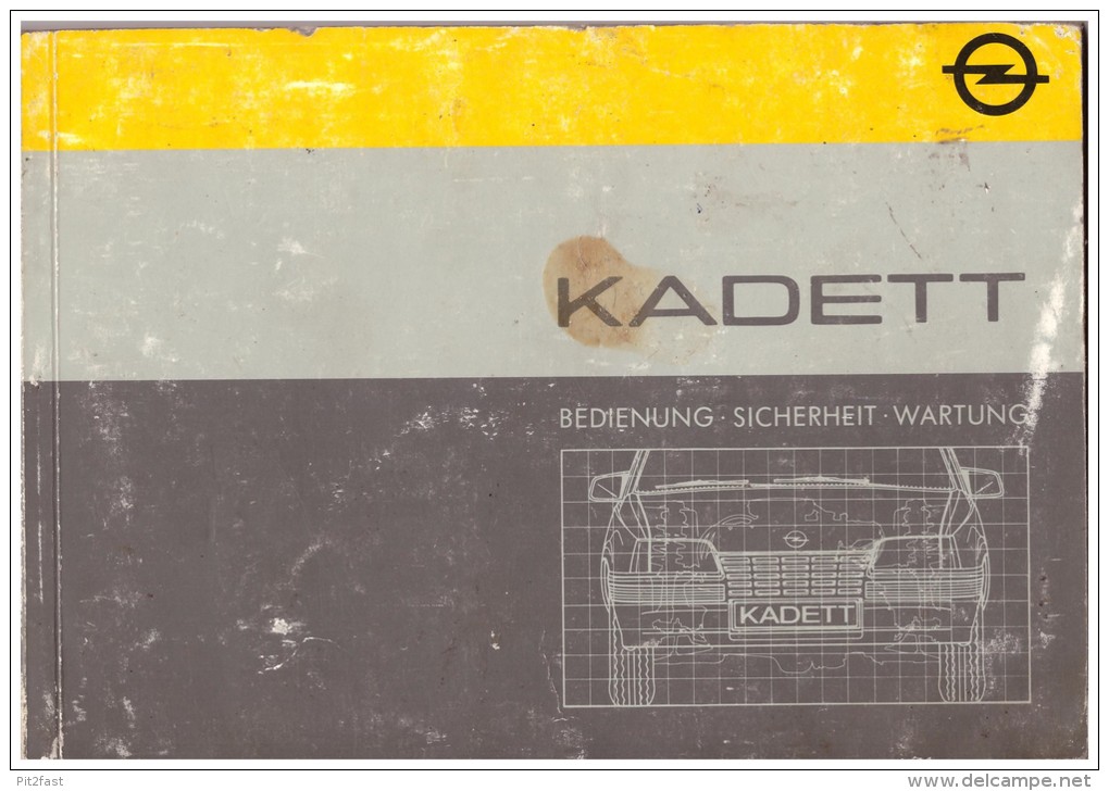 Betriebsanleitung , Handbuch - Opel Kadett 1986 , 128 Seiten !!! - Cars