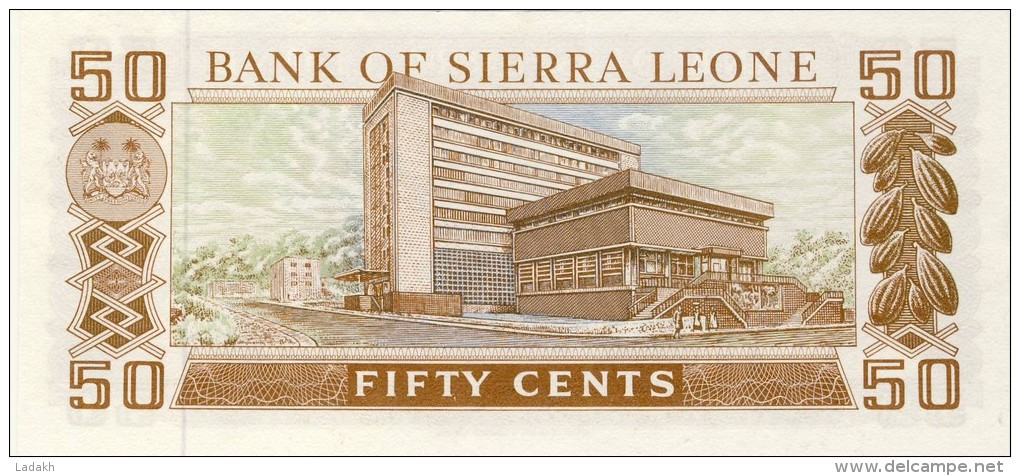 BILLET # SIERRA LEONE # 1984 # 50 CENTS  # PICK 4 E # NEUF # - Sierra Leona