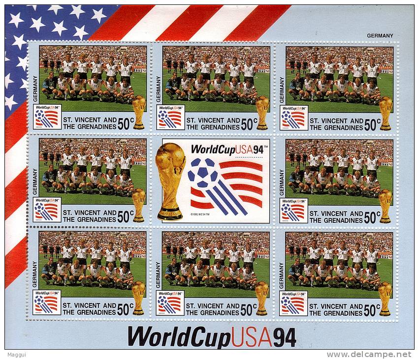 SAINT VINCENT  Feuillet N°  2099   * *  Cup 1994 Football  Soccer Fussball Allemagne - 1994 – USA