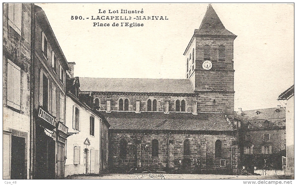 Lot : Lacapelle-Marival, Place De L'Eglise - Lacapelle Marival