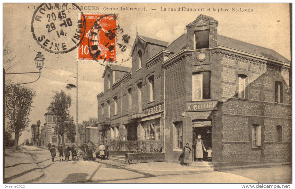 76 Bihorel. Rue D'Etancourt Et Place St Louis - Bihorel