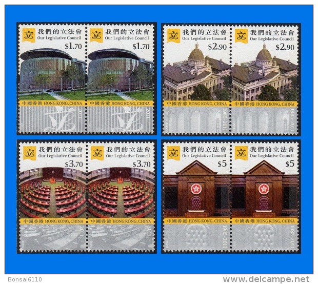 HK 2013-0015, "Our Legislative Council", Pair Set MNH - Nuovi