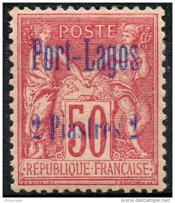 Port Lagos (1893) N 5 * (charniere) - Neufs