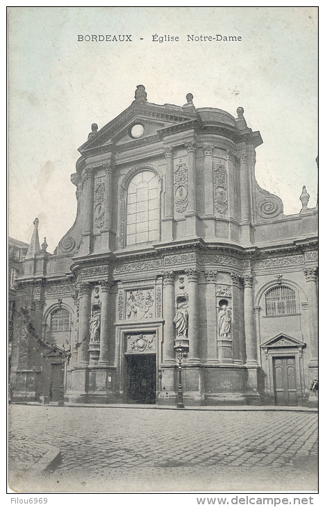 CARTE POSTALE      BORDEAUX   EGLISE NOTRE DAME - Bordeaux