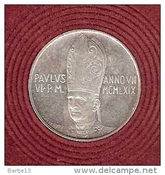 VATICAAN 500 LIRE 1969 AG Unc- - Vatican