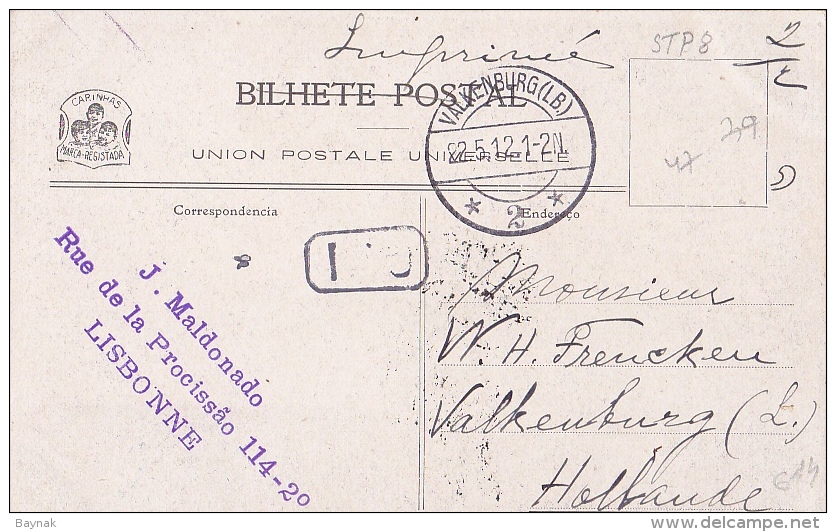 STP8  --  ROCA BINDA  --  VISTA GERAL     --  1912 - Sao Tome And Principe