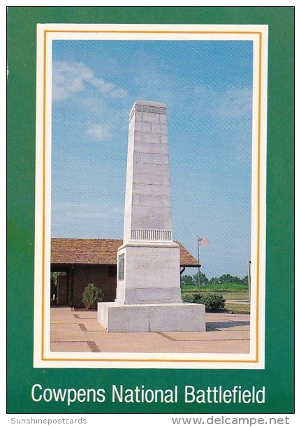 Cowpens National Battlefield Ste North Of Spartanburg South Carolina - Spartanburg