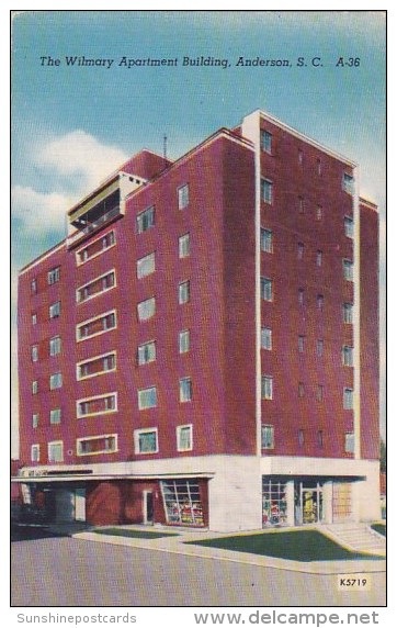 The Wilmary Apartment Building Anderson South Carolina - Anderson