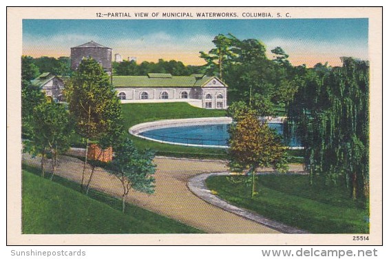 Partial View Of Municipal Waterworks Columbia South Carolina - Columbia