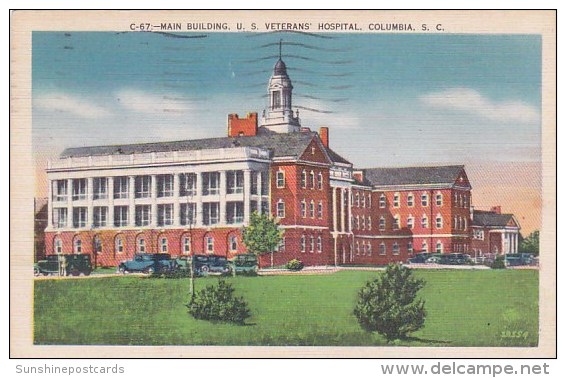 Main Building U S Veterans Hospital Columbia South Carolina 1938 - Columbia