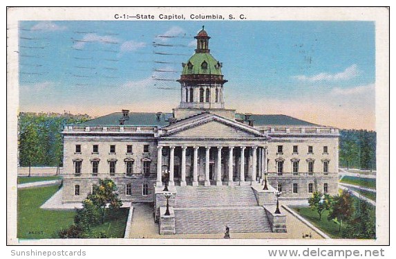 State Capitol Columbia South Carolina 1936 - Columbia