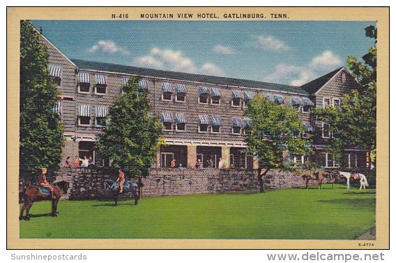 Mountain View Hotel Gathlinburg Tennessee 1943 - Nashville