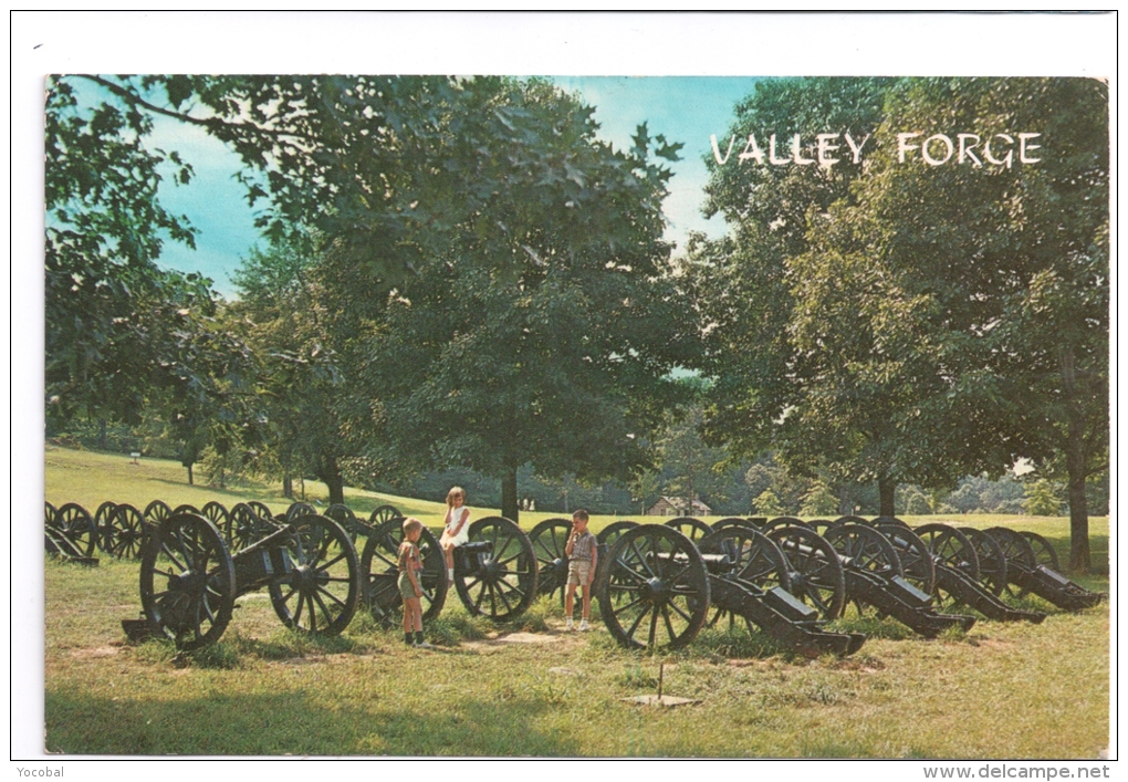 CP, HISTORIC VALLEY FORGE, Valley Forge Park, Pennsylvania...KNOX'S ARTILLERY, Voyagé En 1973 - Matériel