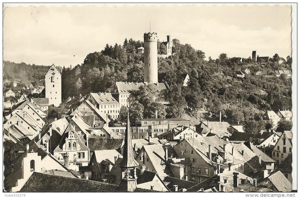 GERMANY   - VINTAGE POSTCARD – RAVENSBURG   “THE TOWN OF TOWERS & GATES-VIEW OF THE OLD TOWN ” - NEW  - SHINING –REPOS34 - Ravensburg