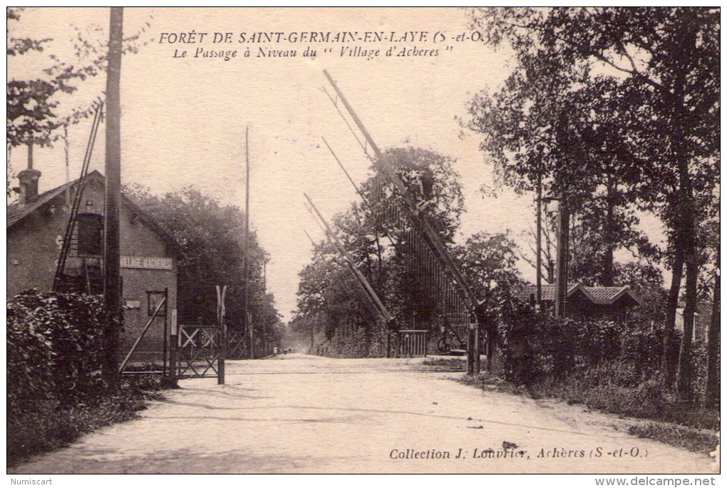 Achères..Forêt De St-Germain-en-Laye..passage à Niveau - Acheres