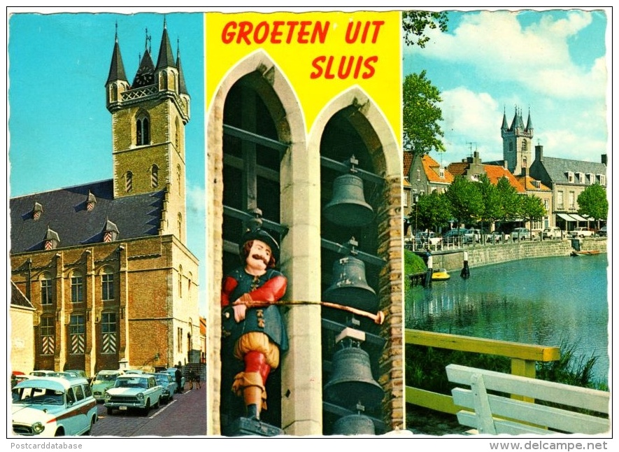 Groeten Uit Sluis - & Old Cars, Clock - Sluis