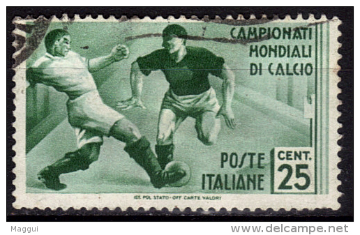 ITALIE   N° 340   Oblitere    Cup  1934  Fussball  Soccer   Football - 1934 – Italië