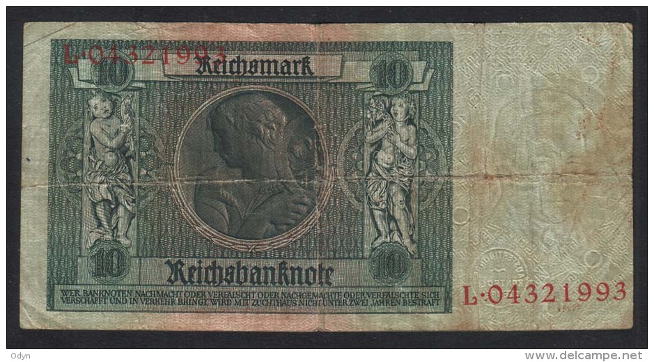 Germany; P-180a/1 And P-180a/2 (R-173a And R-173b); 10 Reichsmark From 1929; Set Of 3 Notes - See All Scans - 10 Mark