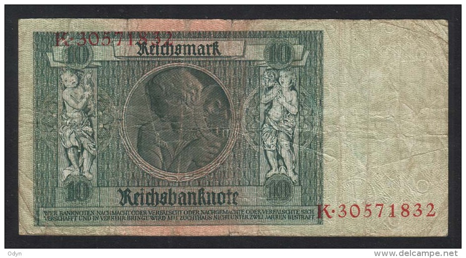 Germany; P-180a/1 And P-180a/2 (R-173a And R-173b); 10 Reichsmark From 1929; Set Of 3 Notes - See All Scans - 10 Mark