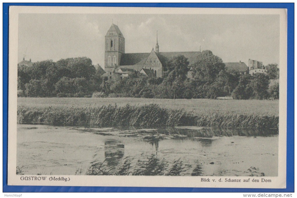 Deutschland; Güstrow; Blick V D Schanze Auf Den Dom - Güstrow