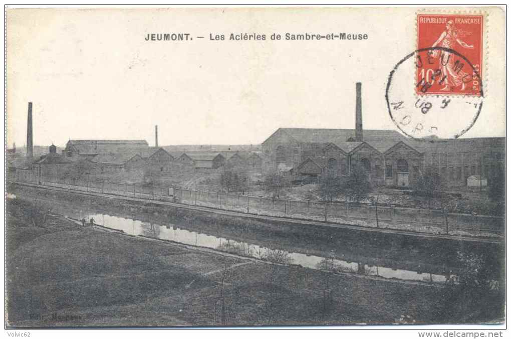 CPA Jeumont Aciéries De Sambre Et Meuse - Jeumont