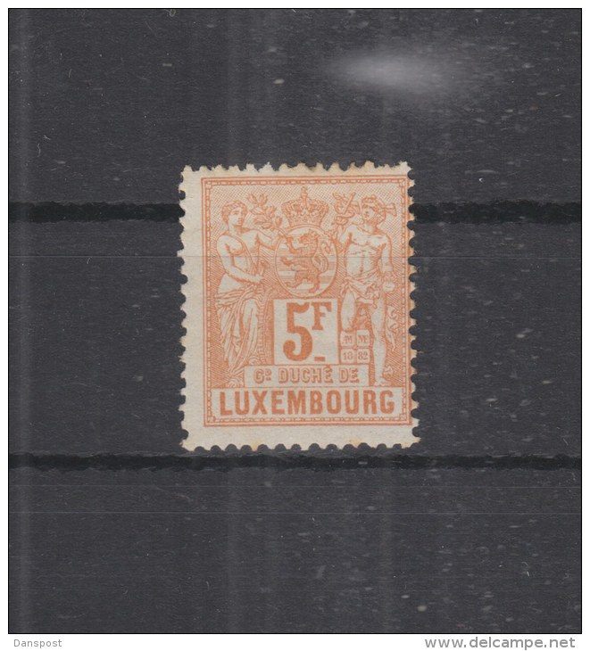 Luxemburg 5 Franken Mit Falz - 1882 Allegorie
