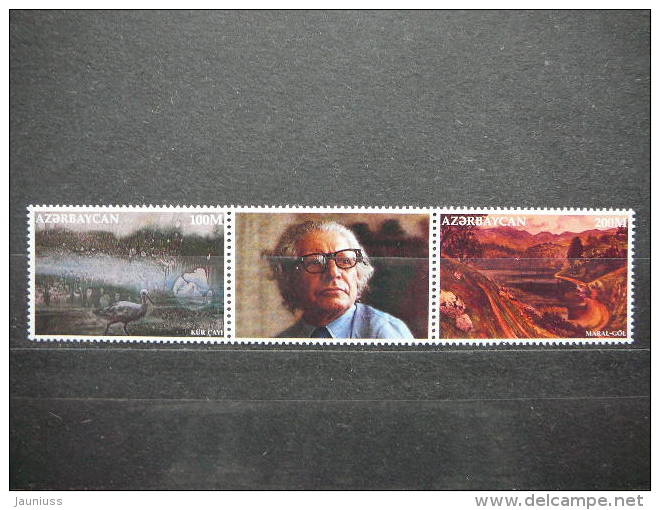 Painter - H. Aliev # Azerbaijan 1996 MNH #Mi.297/8Zf Art - Azerbaïdjan