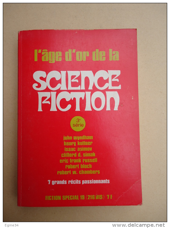 L'Age D'or De La Science Fiction  No 19 (216 Bis) Wyndham, Kuttner, Asimov, Simak, Russell, Bloch, Chambers. - Opta