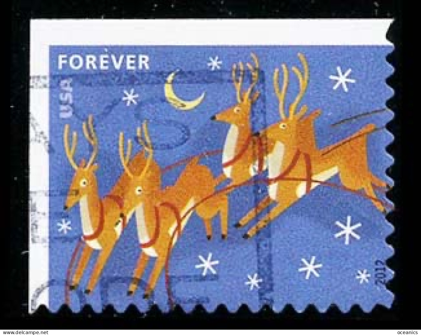 Etats-Unis / United States (Scott No.4712 - Noël / 2012 / Christmas) (o) P2 - Used Stamps