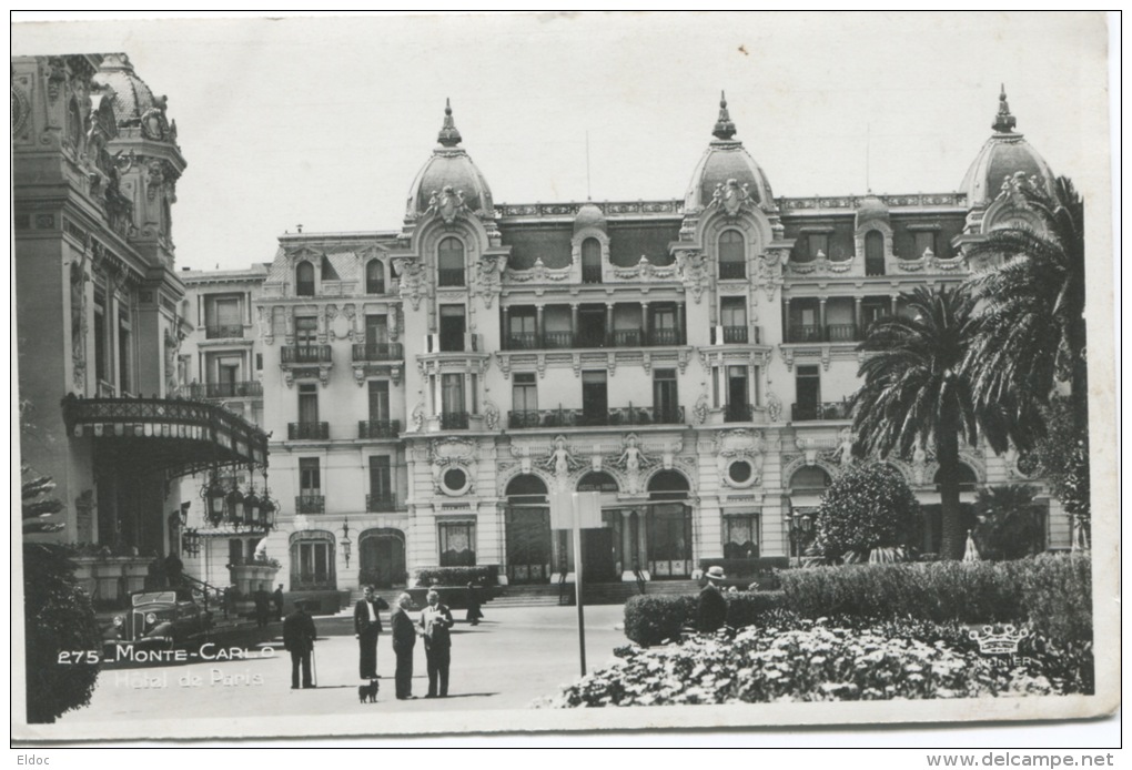 MONTE CARLO Hôtel De Paris / 1948 - Hotels