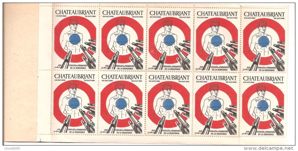Souvenir Des Fusillés - Heros De Chateaubriand - Vignettes Militaires