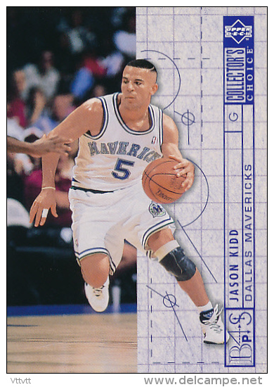 Basket NBA (1994), JASON KIDD, DALLAS MAVERICKS, Collector´s Choice (n° 377), Upper Deck, Trading Cards... - 1990-1999