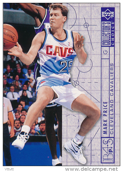 Basket NBA (1994), MARK PRICE, CLEVELAND CAVALIERS, Collector´s Choice (n° 376), Upper Deck, Trading Cards... - 1990-1999