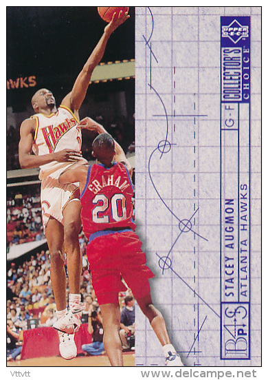 Basket NBA (1994), STACEY AUGMON, ATLANTA HAWKS, Collector´s Choice (n° 372), Upper Deck, Trading Cards... - 1990-1999