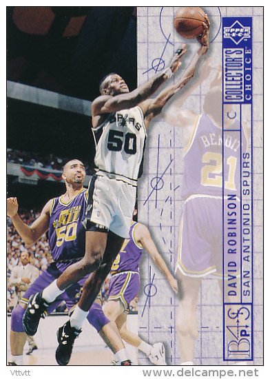 Basket NBA (1994), DAVID ROBINSON, SAN ANTONIO SPURS, Collector´s Choice (n° 395), Upper Deck, Trading Cards... - 1990-1999