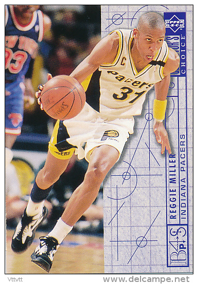 Basket NBA (1994), REGGIE MILLER, INDIANA PACERS, Collector´s Choice (n° 382), Upper Deck, Trading Cards... - 1990-1999