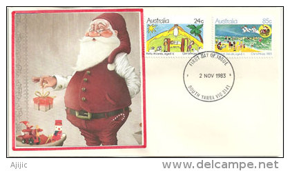 AUSTRALIE. La Nativité, émission De 1983, Une Belle Enveloppe, Oblit. Premier Jour - Christmas
