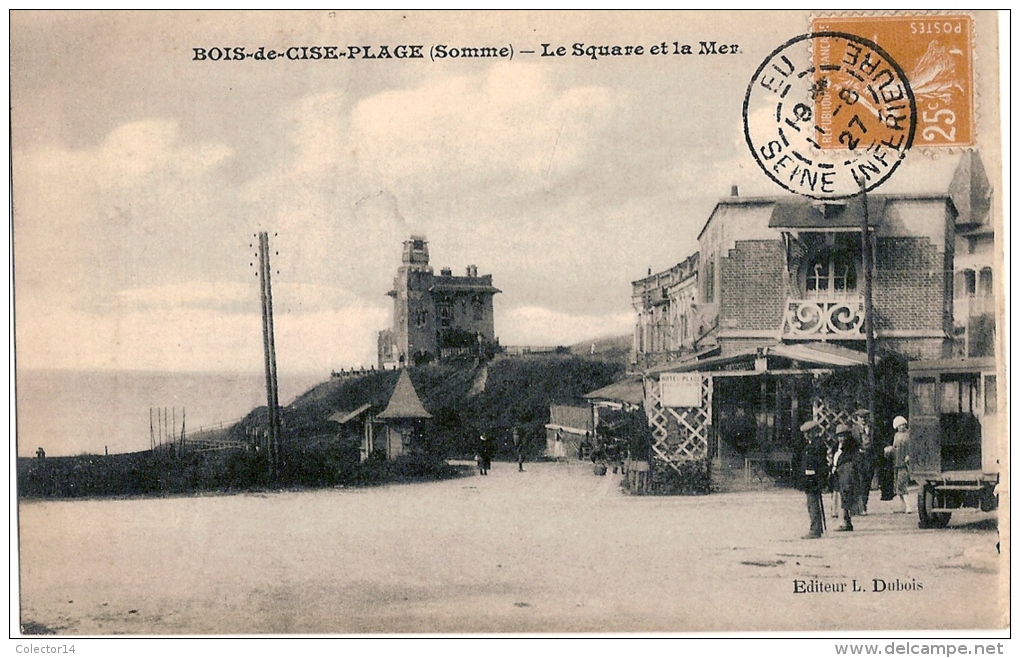 80 BOIS DE CISE  LE SQUARE ET LA MER 1927 - Bois-de-Cise