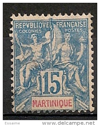 Martinique  1892. N° 36. Neuf * MH - Oblitérés