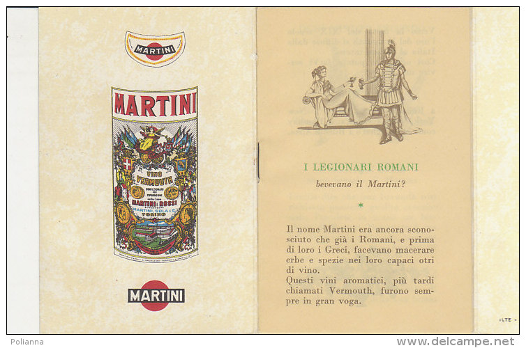 PO2731C# LIBRETTO - RICETTARIO COCKTAILS - VINO VERMOUTH MARTINI - IL TRIONFO DI BACCO E ARIANNA Ed.Ilte - Alcohols