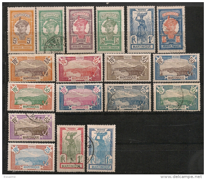 Martinique  1912-1927. Entre N° 92 Et 127. Oblit. Et Neuf * MH - Neufs