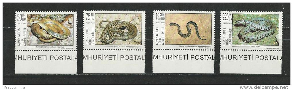 Chypre Turque: 458/ 461 **   Serpents - Serpents