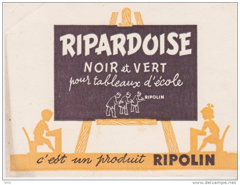 Buvard Ripardoise Ripolin - Moutardes