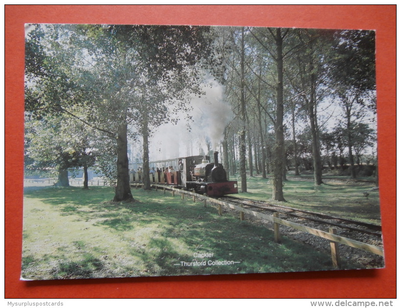 29171 PC:TRAINS: Cackler Thursford: 1' 10" Narrow Gauge Engine Manufactured In Leeds In 1898 For Dinorwic Slate Quarries - Trains