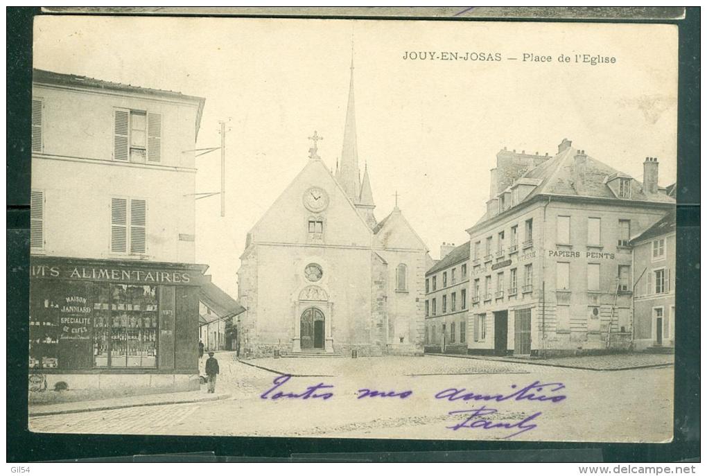 CPA - 78 - Jouy-en-Josas - Place De L'église -   DAH36 - Jouy En Josas