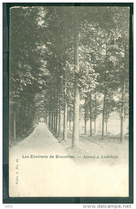 N°48 -    LINKEBEEK = "Les Environs De Bruxelles   Avenue à Linkebeek ( Inédit Sur Delcampe )    DAH45 - Linkebeek